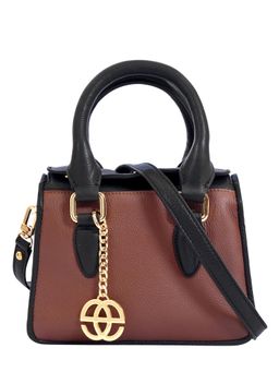 Eske - Fonda Tiny Satchel, Black Cognac