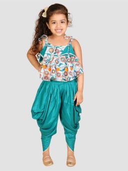 Lil Drama - Girls Stylish Dhoti and Top (Set of 2)