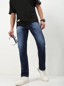 SHOWOFFFF - Men Blue Straight Fit Jeans
