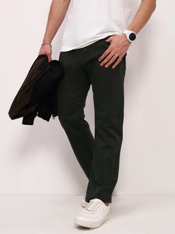 SHOWOFF - Men Black Solid Straight Fit Jeans
