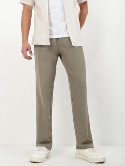 SHOWOFFFF - Men Grey Solid Trouser