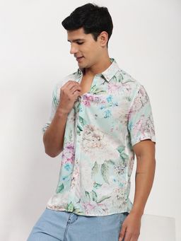 SHOWOFF - Men Multi Floral Slim Fit Shirt