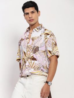 SHOWOFF - Men Multi Floral Slim Fit Shirt