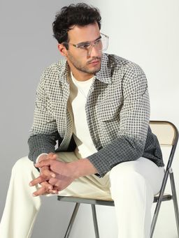 SHOWOFF - Edition Men's Ombre Grey Shacket