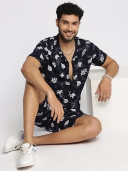 SHOWOFF - Mens Multi-Color Printed Co-Ord (Set of 2)