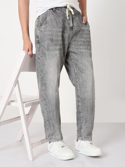 SHOWOFF - Mens Grey Washed Jeans