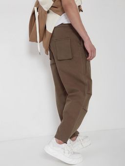 SHOWOFF - Edition Mens Khaki Solid Straight Fit Joggers