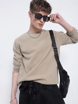 SHOWOFF - Edition Men's Beige Sweatshirt