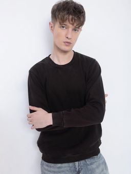 SHOWOFF - Edition Men's Brown Round Neck Sweatshirt