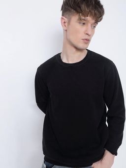 SHOWOFF - Edition Men's Black Round Neck Sweatshirt