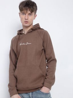 SHOWOFF - Men's Brown Hoodie