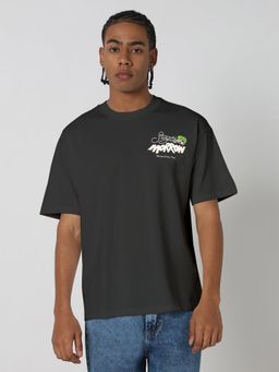 SHOWOFF - Edition Mens Printed Grey Regular Fit T-Shirt