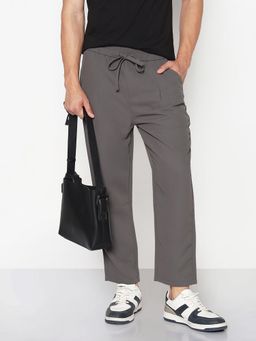 SHOWOFF - Edition Mens Grey Straight Fit Trouser