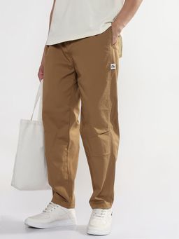SHOWOFFFF - Edition Mens Brown Relaxed Fit Trouser