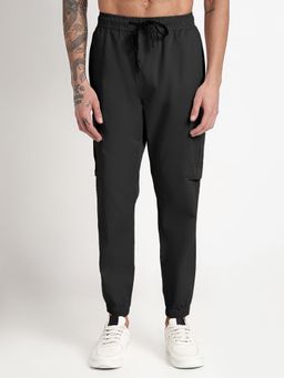 SHOWOFF - Mens Black Slim Fit Joggers