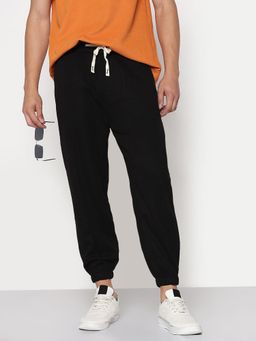 SHOWOFF - Edition Mens Black Relaxed Fit Joggers
