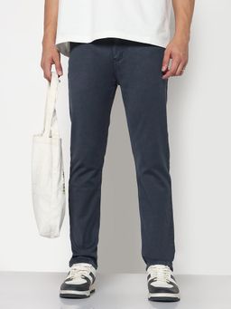 SHOWOFF - Men Dark Grey Slim Fit Jeans