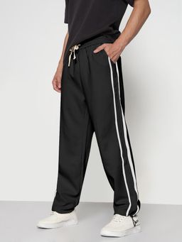 SHOWOFF - Edition Men's Black Relaxed Fit Trouser