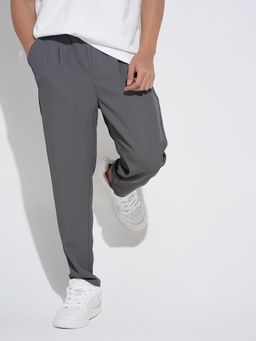 SHOWOFF - Mens Grey Loose Fit Trackpant