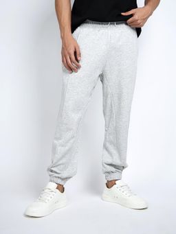 SHOWOFF - Mens Grey Loose Fit Joggers