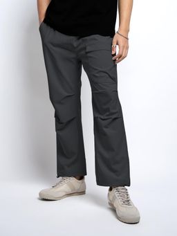 SHOWOFF - Mens Grey Relaxed Fit Trackpant