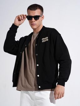 SHOWOFF - Men Edition Typography Black Jacket