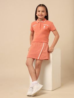 U.S. POLO ASSN. - Brown Solid Skorts