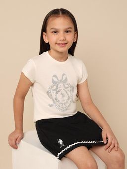 U.S. POLO ASSN. - White Embellished Top