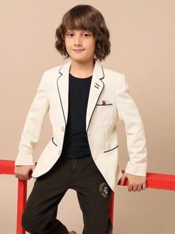 U.S. POLO ASSN. - White Solid Blazer