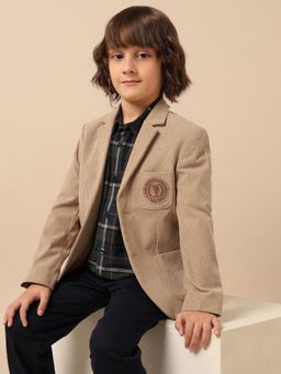 U.S. POLO ASSN. - Beige Solid Blazer