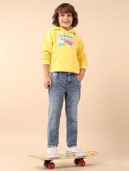 U.S. POLO ASSN. - Blue Solid Slim Jeans