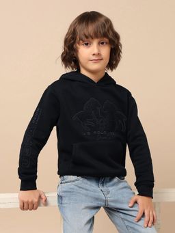 U.S. POLO ASSN. - Blue Printed Hoodie