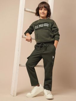 U.S. POLO ASSN. - Green Solid Trackpant