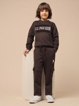 U.S. POLO ASSN. - Brown Solid Trackpant