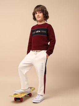 U.S. POLO ASSN. - White Solid Trackpant