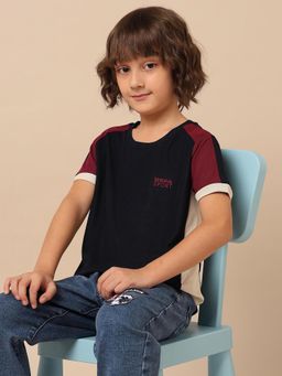 U.S. POLO ASSN. - Blue Colorblock T-shirt