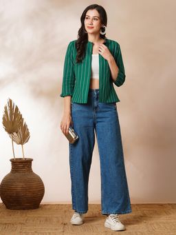 Kami Kubi - Green Reversible Short Jacket