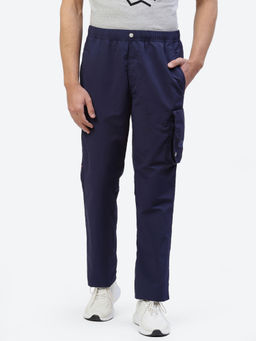 ASICS - M Washer Navy Blue Men Gym & Training Trackpants