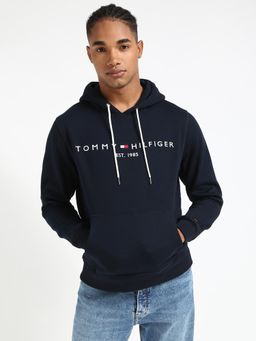 Tommy Hilfiger - Mens Navy Blue Color Hoodie