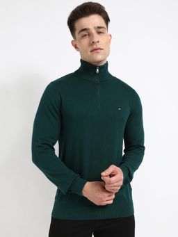 Tommy Hilfiger - Mens Green Color Sweater