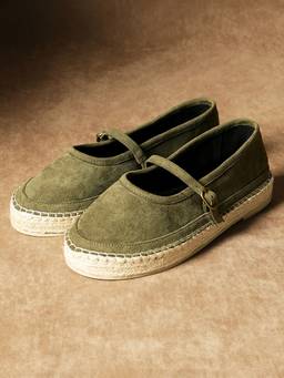 Theater - Women Sicily Olive Mary Jane Espadrilles