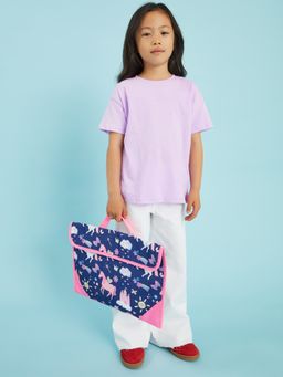 Accessorize London - Kids Girls Unicorn Print Book Sling Bag