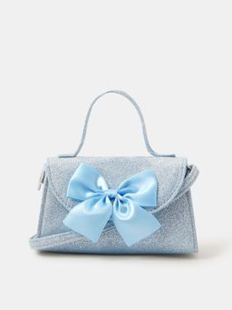Accessorize London - Girls Sparkle Bow Handbag
