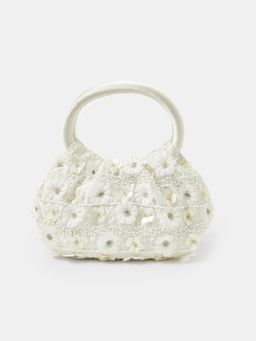 Accessorize London - Girls Handheld Embellished Daisy Bag