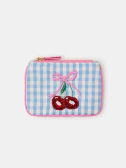 Accessorize London - Girls Cherry Gingham Purse