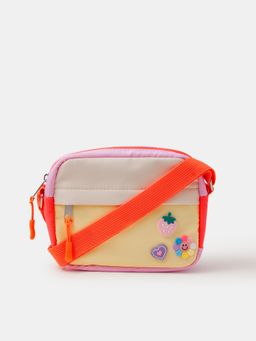 Accessorize London - Girls Colourblock Camera Sling Bag
