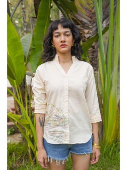 The House of Hemp - Nomad Trails Shirt - Beige