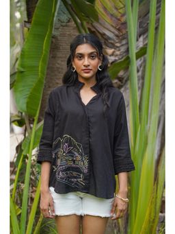 The House of Hemp - Nomad Trails Shirt - Black