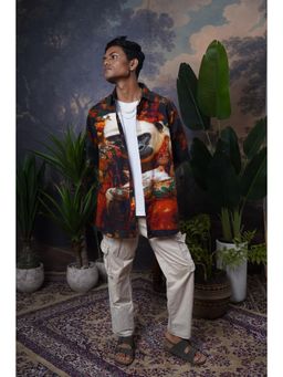 The House of Hemp - Gorilla Garden Mens Hemp Printed Shirt