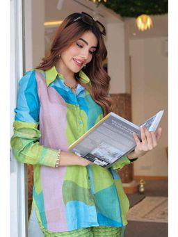 Label Aditi Hundia - Lime Green Mojito Shirt